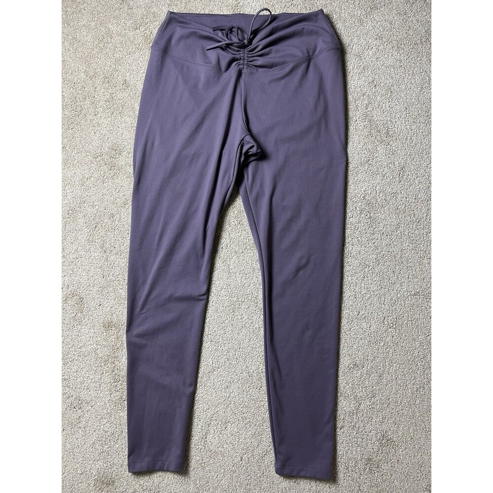 VICTORIA’S SECRET PINK Active Women’s Sz XL Purple‎ RUNCHED V FRONT LEGGING Yoga